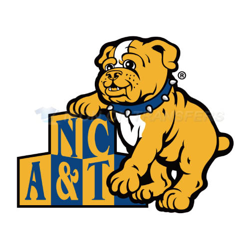 North Carolina A T Aggies Logo T-shirts Iron On Transfers N5478